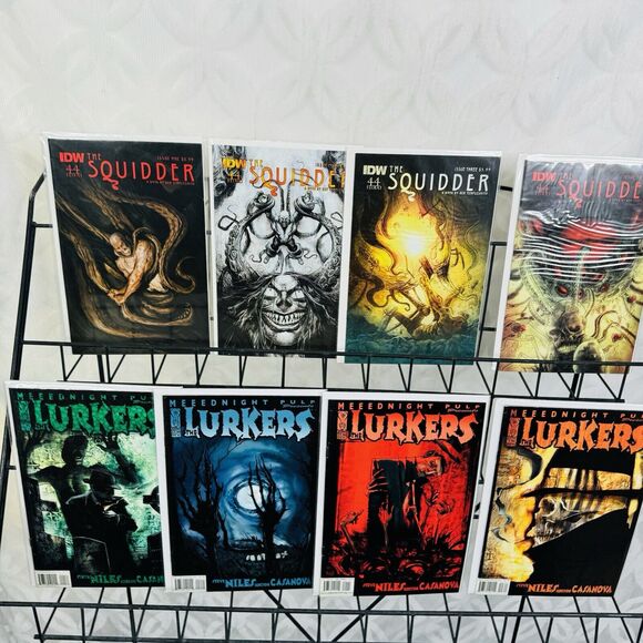 Squidders 1-4 & Meednight Pulp The Lurkers 1-4 Lot IDW Templesmith Steve Niles - Picture 1 of 5